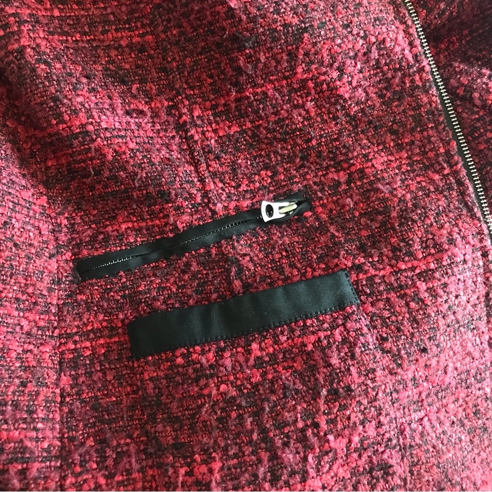 Lucky Brand Textured Tweed Moto Jacket - Picture 5 of 7